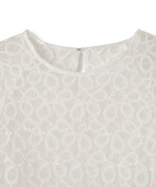 QUEENS COURT / クイーンズコート シャツ・ブラウス | コードラッセルレースプルブラウス≪手洗い可能≫ | 詳細7