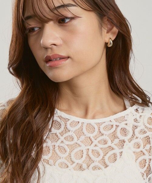 QUEENS COURT / クイーンズコート シャツ・ブラウス | コードラッセルレースプルブラウス≪手洗い可能≫ | 詳細3