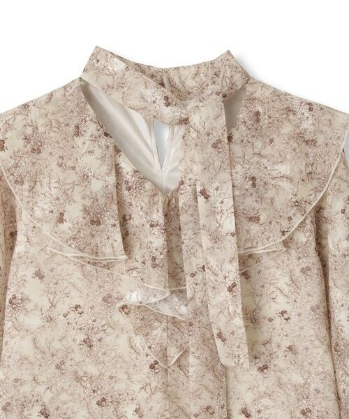 QUEENS COURT / クイーンズコート シャツ・ブラウス | シフォンジャカードボウタイブラウス≪手洗い可能≫ | 詳細7