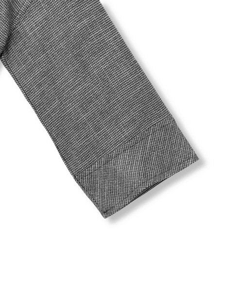 QUEENS COURT / クイーンズコート ダッフルコート | ツィード調ハウンドトゥースノーカラーコート≪手洗い可能≫ | 詳細8