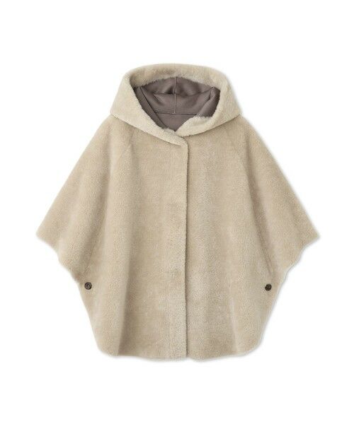 QUEENS COURT / クイーンズコート ダッフルコート | ショートファーボンディングケープコート | 詳細4