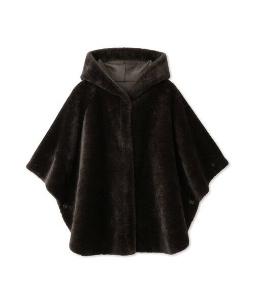 QUEENS COURT / クイーンズコート ダッフルコート | ショートファーボンディングケープコート | 詳細10