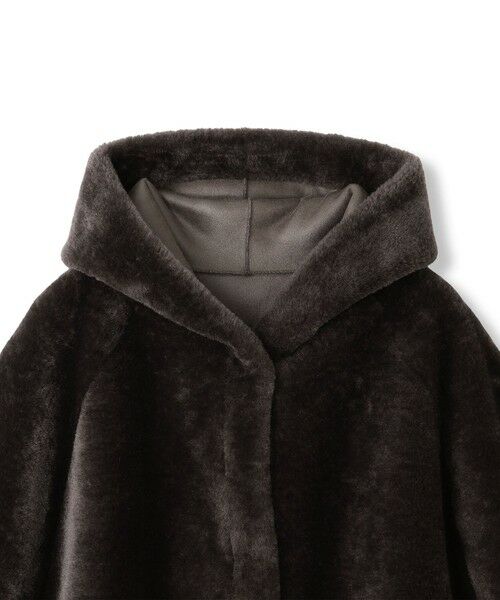 QUEENS COURT / クイーンズコート ダッフルコート | ショートファーボンディングケープコート | 詳細12