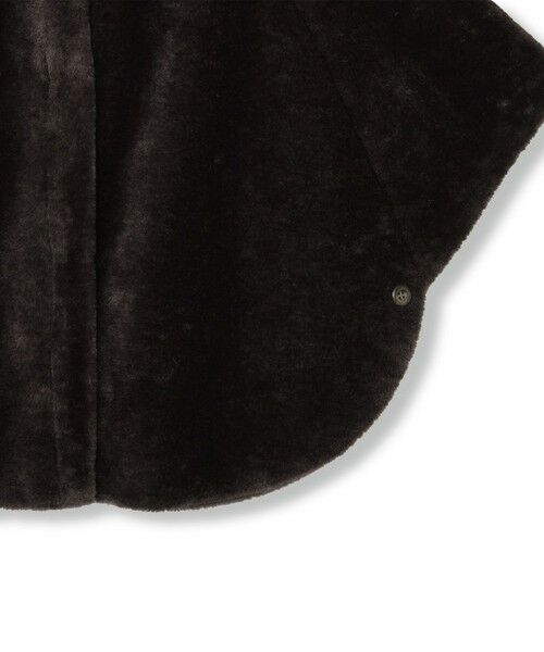 QUEENS COURT / クイーンズコート ダッフルコート | ショートファーボンディングケープコート | 詳細14