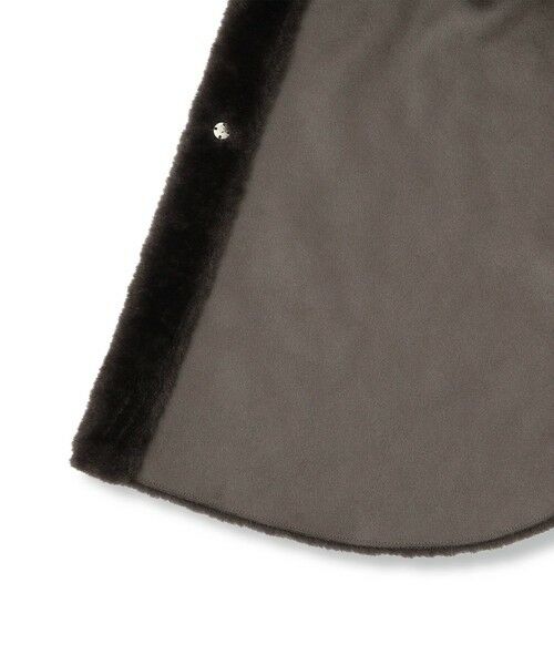 QUEENS COURT / クイーンズコート ダッフルコート | ショートファーボンディングケープコート | 詳細15
