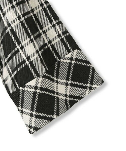 QUEENS COURT / クイーンズコート ダッフルコート | ツィーディチェックノーカラーコート≪手洗い可能≫ | 詳細10