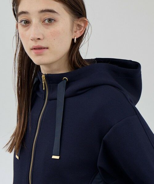 QUEENS COURT / クイーンズコート テーラードジャケット | カルゼダンボール異素材切替パーカー | 詳細5