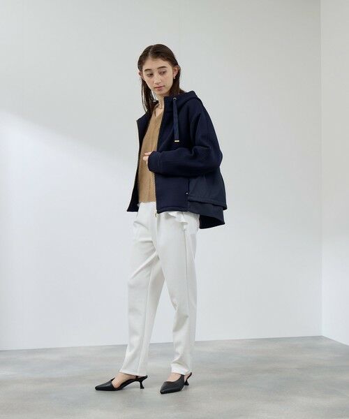 QUEENS COURT / クイーンズコート テーラードジャケット | カルゼダンボール異素材切替パーカー | 詳細8