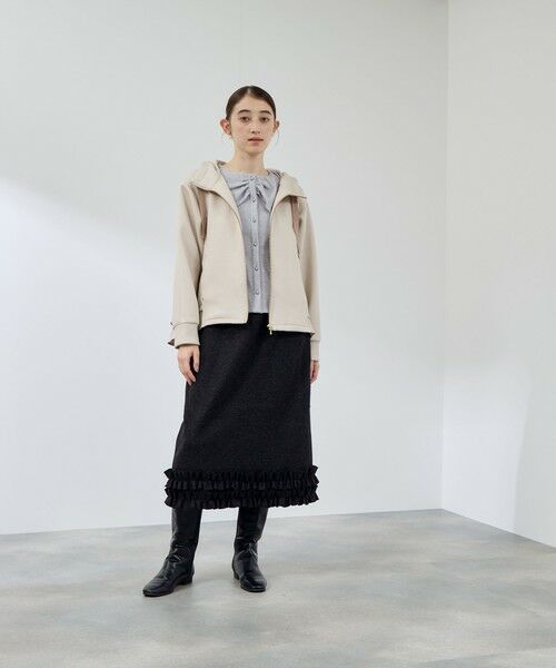 QUEENS COURT / クイーンズコート テーラードジャケット | カルゼダンボール異素材切替パーカー | 詳細11