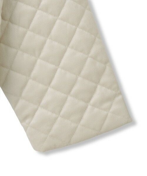 QUEENS COURT / クイーンズコート テーラードジャケット | ベロアキルティングノーカラージャケット | 詳細8