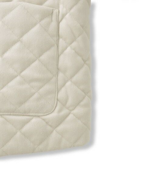 QUEENS COURT / クイーンズコート テーラードジャケット | ベロアキルティングノーカラージャケット | 詳細9