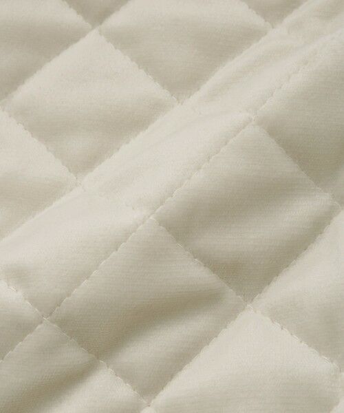 QUEENS COURT / クイーンズコート テーラードジャケット | ベロアキルティングノーカラージャケット | 詳細10