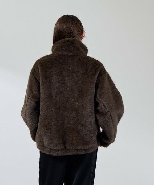 QUEENS COURT / クイーンズコート テーラードジャケット | フェイクファームートンブルゾン | 詳細4