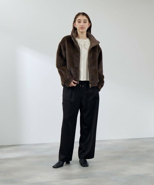 QUEENS COURT / クイーンズコート テーラードジャケット | フェイクファームートンブルゾン | 詳細6