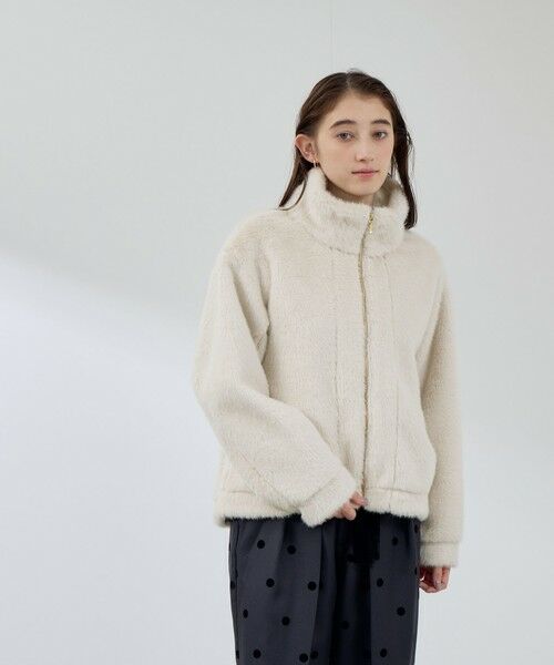 QUEENS COURT / クイーンズコート テーラードジャケット | フェイクファームートンブルゾン | 詳細18