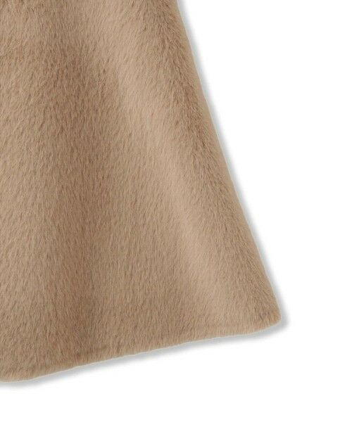 QUEENS COURT / クイーンズコート ダウンジャケット・ベスト | フェイクムートンファーペプラムジレ | 詳細11