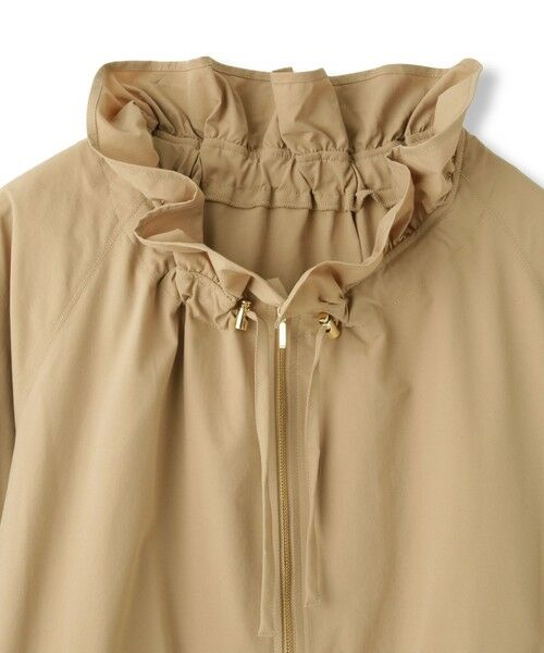 QUEENS COURT / クイーンズコート テーラードジャケット | 2WAYサーブルクロスフリルネックブルゾン | 詳細9