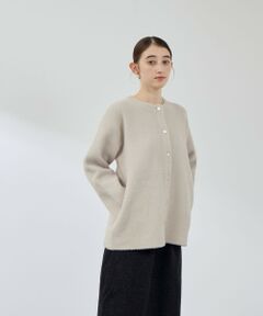 QUEENS COURT / クイーンズコート テーラードジャケット | フェレットタッチWフェイスニットジャケット≪手洗い可能≫