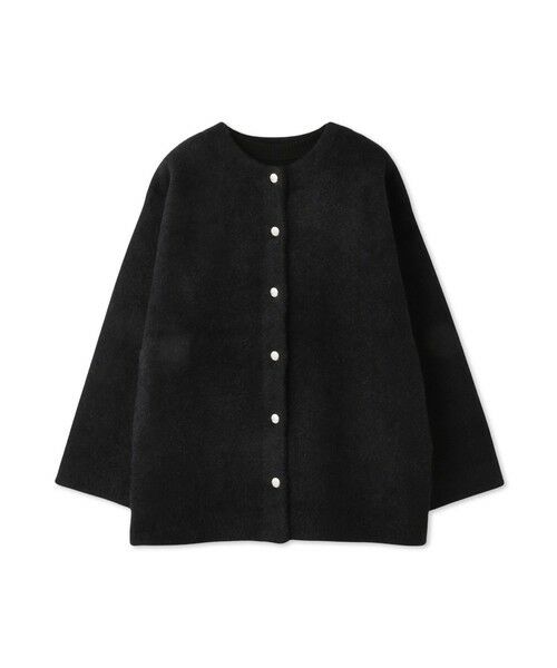 QUEENS COURT / クイーンズコート テーラードジャケット | フェレットタッチWフェイスニットジャケット≪手洗い可能≫ | 詳細6