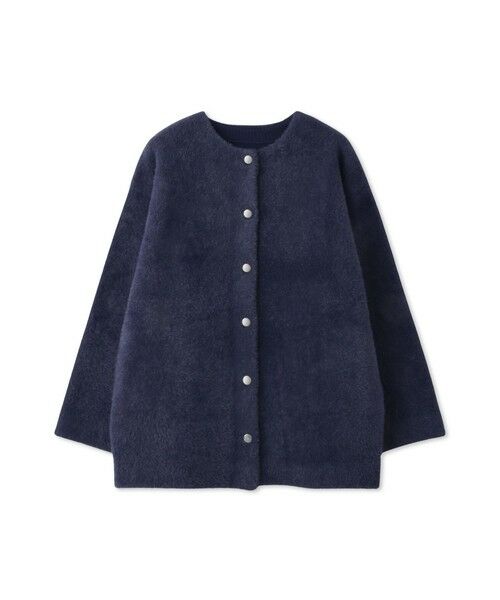 QUEENS COURT / クイーンズコート テーラードジャケット | フェレットタッチWフェイスニットジャケット≪手洗い可能≫ | 詳細11