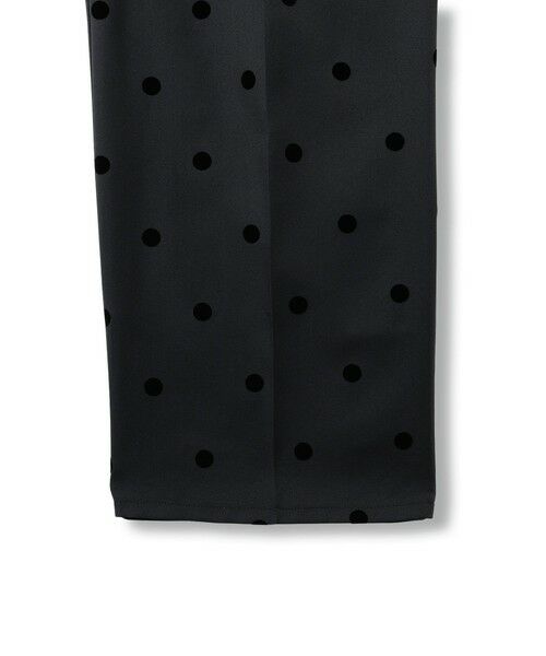 QUEENS COURT / クイーンズコート その他パンツ | フロッキードットイージーワイドパンツ≪手洗い可能≫ | 詳細11