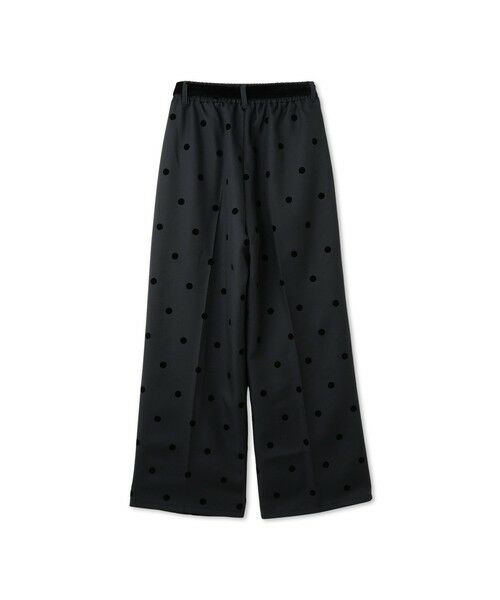 QUEENS COURT / クイーンズコート その他パンツ | フロッキードットイージーワイドパンツ≪手洗い可能≫ | 詳細9