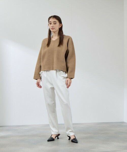 QUEENS COURT / クイーンズコート その他パンツ | フリルポケットテーパードパンツ≪手洗い可能≫ | 詳細4