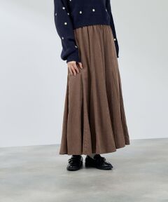 QUEENS COURT / クイーンズコート ミニ・ひざ丈スカート | 割繊タンブラーピーチマーメイドスカート≪手洗い可能≫