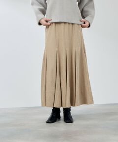 QUEENS COURT / クイーンズコート ミニ・ひざ丈スカート | 割繊タンブラーピーチマーメイドスカート≪手洗い可能≫