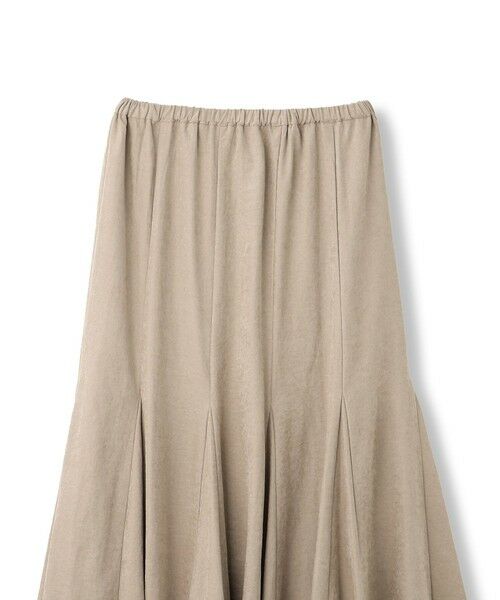 QUEENS COURT / クイーンズコート ミニ・ひざ丈スカート | 割繊タンブラーピーチマーメイドスカート≪手洗い可能≫ | 詳細9