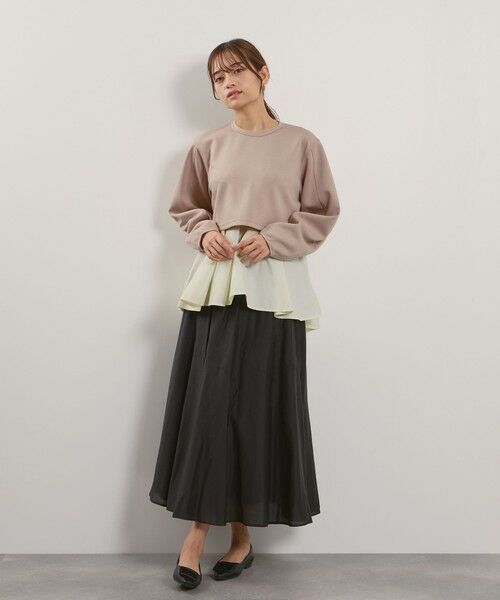 QUEENS COURT / クイーンズコート ニット・セーター | ダンボールレイヤードライクプルオーバー≪手洗い可能≫ | 詳細6