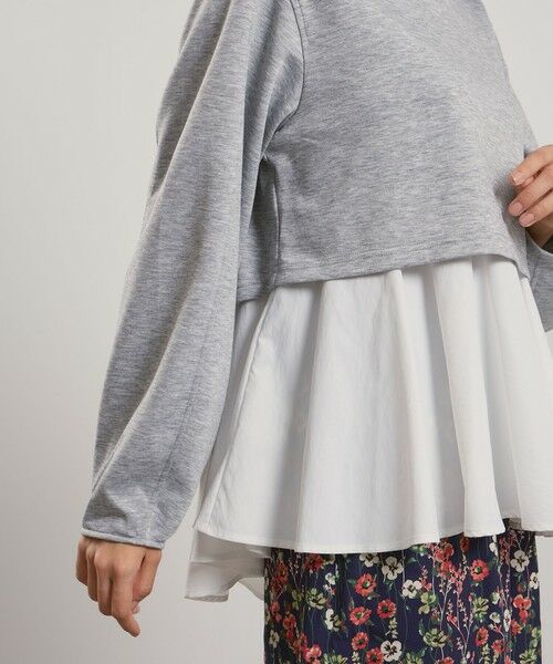 QUEENS COURT / クイーンズコート ニット・セーター | ダンボールレイヤードライクプルオーバー≪手洗い可能≫ | 詳細10