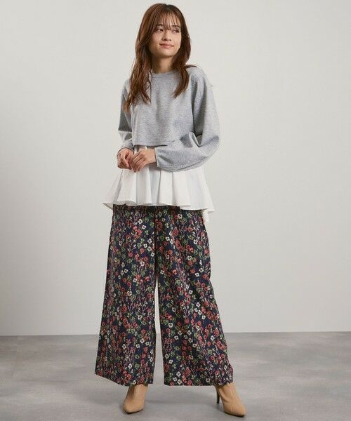 QUEENS COURT / クイーンズコート ニット・セーター | ダンボールレイヤードライクプルオーバー≪手洗い可能≫ | 詳細11