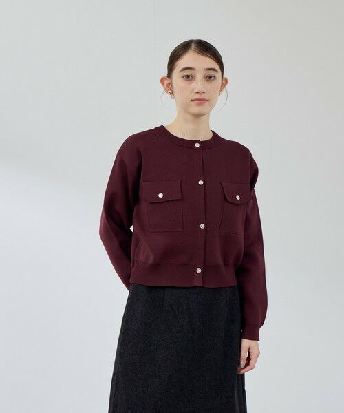 QUEENS COURT / クイーンズコート カーディガン・ボレロ | ポケットデザインニットカーディガン≪洗濯機で洗える≫ | 詳細7