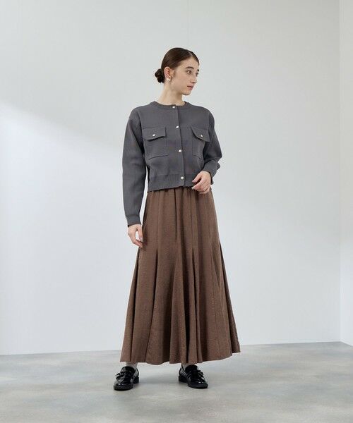 QUEENS COURT / クイーンズコート カーディガン・ボレロ | ポケットデザインニットカーディガン≪洗濯機で洗える≫ | 詳細11