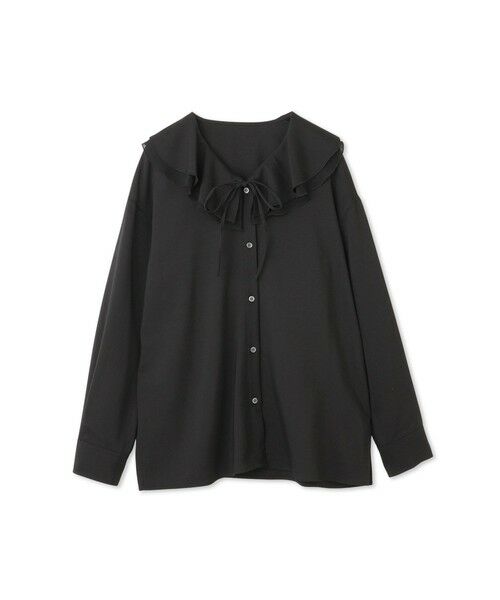 QUEENS COURT / クイーンズコート シャツ・ブラウス | ナチュラルストレッチフレアカラーブラウス≪手洗い可能≫ | 詳細3