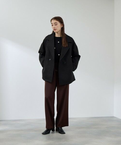 QUEENS COURT / クイーンズコート ダッフルコート | ツィードボンディングミドルコート | 詳細2