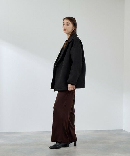 QUEENS COURT / クイーンズコート ダッフルコート | ツィードボンディングミドルコート | 詳細3