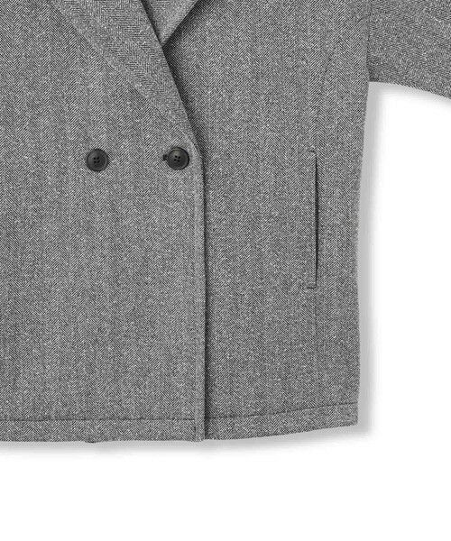 QUEENS COURT / クイーンズコート ダッフルコート | ツィードボンディングミドルコート | 詳細13