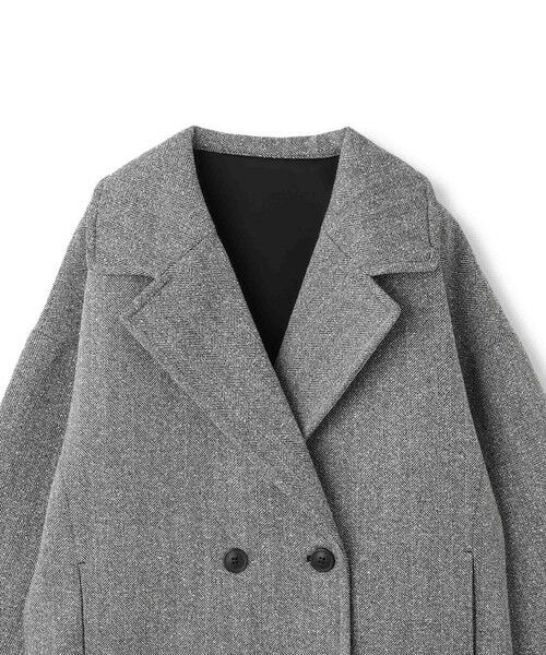 QUEENS COURT / クイーンズコート ダッフルコート | ツィードボンディングミドルコート | 詳細15