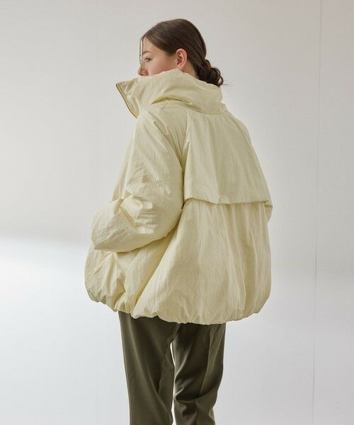 QUEENS COURT / クイーンズコート ダッフルコート | ルフレタンブラーコクーンダウンジャケット | 詳細2