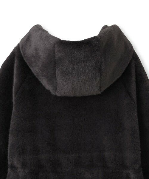 QUEENS COURT / クイーンズコート ダッフルコート | フェイクファーフーディショートコート≪手洗い可能≫ | 詳細17