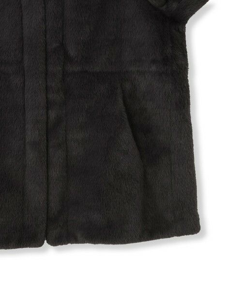 QUEENS COURT / クイーンズコート ダッフルコート | フェイクファーフーディショートコート≪手洗い可能≫ | 詳細20