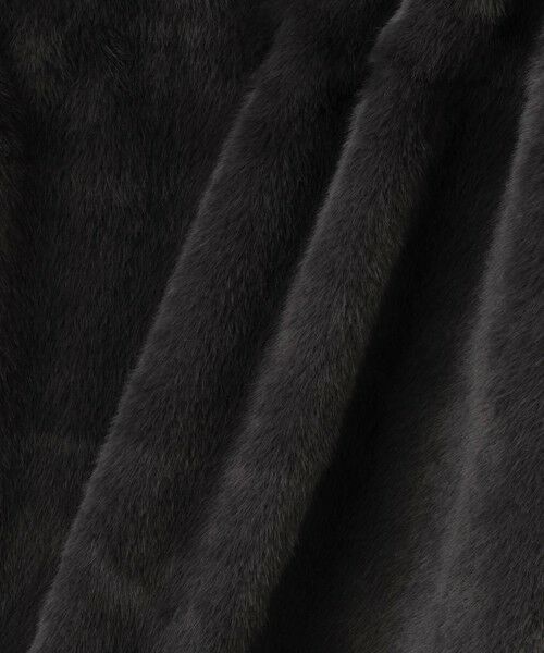 QUEENS COURT / クイーンズコート ダッフルコート | フェイクファーフーディショートコート≪手洗い可能≫ | 詳細22