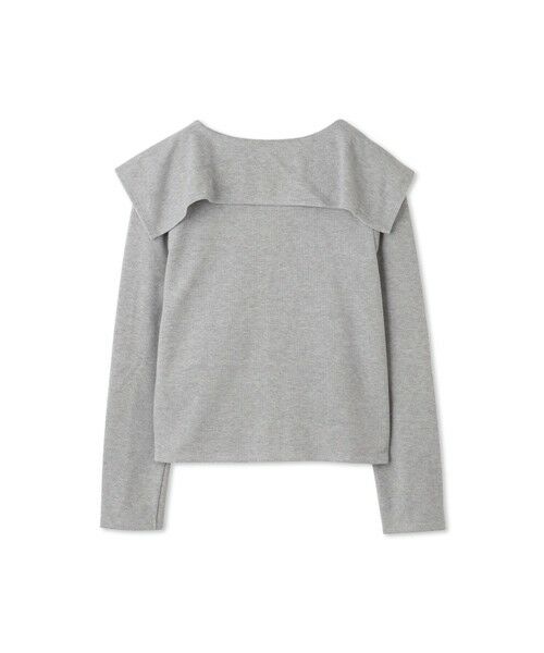 QUEENS COURT / クイーンズコート カットソー | Wフェイス天竺ビッグカラートップス≪手洗い可能≫ | 詳細4