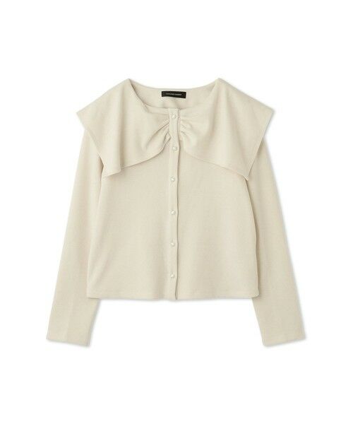 QUEENS COURT / クイーンズコート カットソー | Wフェイス天竺ビッグカラートップス≪手洗い可能≫ | 詳細13