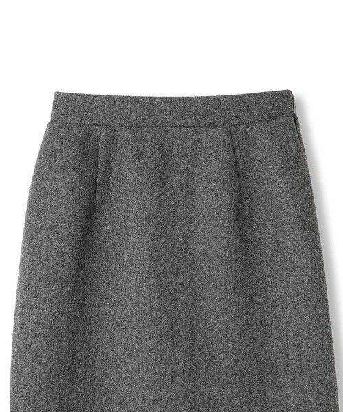 QUEENS COURT / クイーンズコート ミニ・ひざ丈スカート | ウールライクフリルヘムAラインスカート | 詳細9