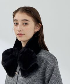 QUEENS COURT / クイーンズコート マフラー・ショール・スヌード・ストール | ミニリボンティペット