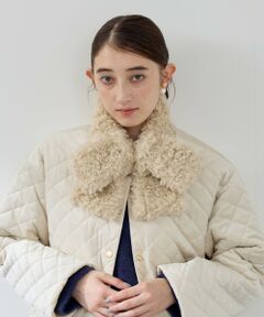 QUEENS COURT / クイーンズコート マフラー・ショール・スヌード・ストール | ミニリボンティペット