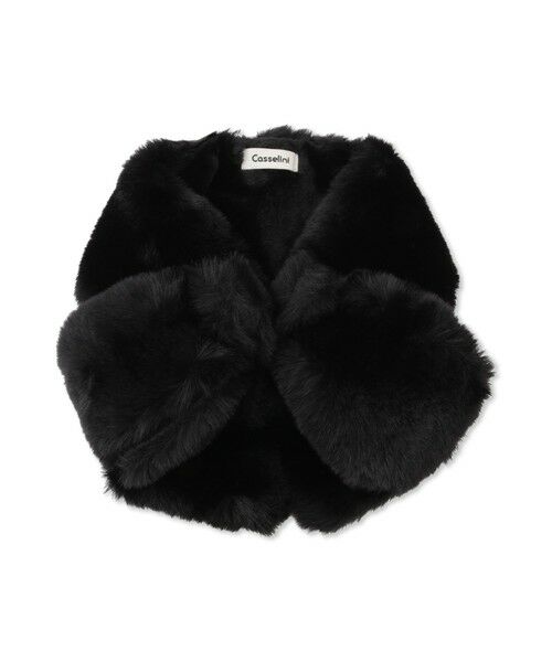 QUEENS COURT / クイーンズコート マフラー・ショール・スヌード・ストール | ミニリボンティペット | 詳細2